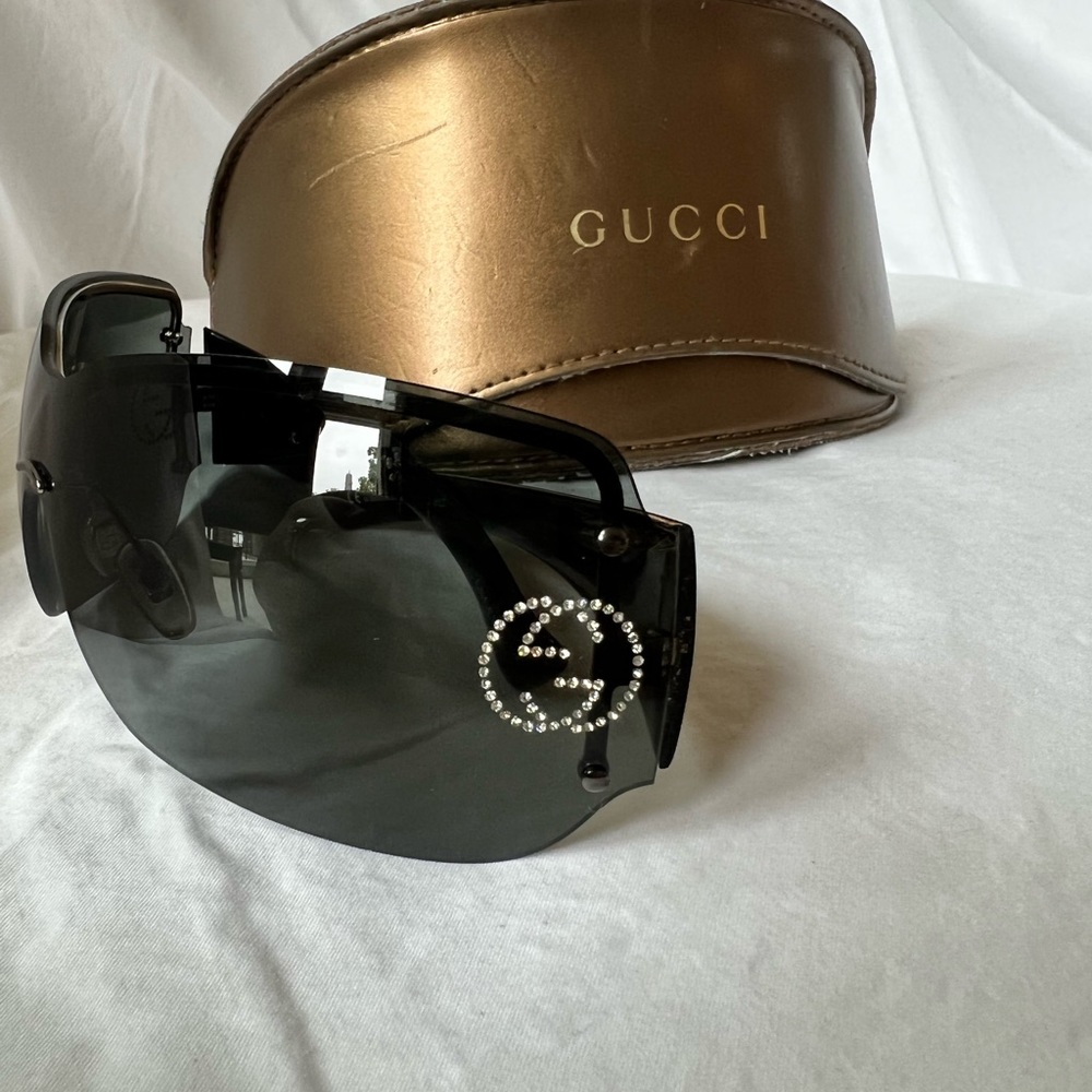 Gucci rhinestone sunglasses